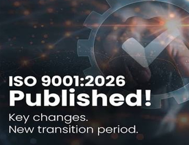 ISO 9001:2026 Sistemi di gestione per la qualità –  Pubblicata il 16.09.2026