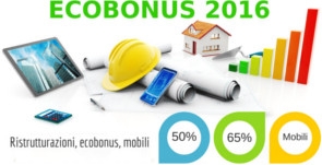 Ecobonus 2016: Confermate le agevolazioni fiscali